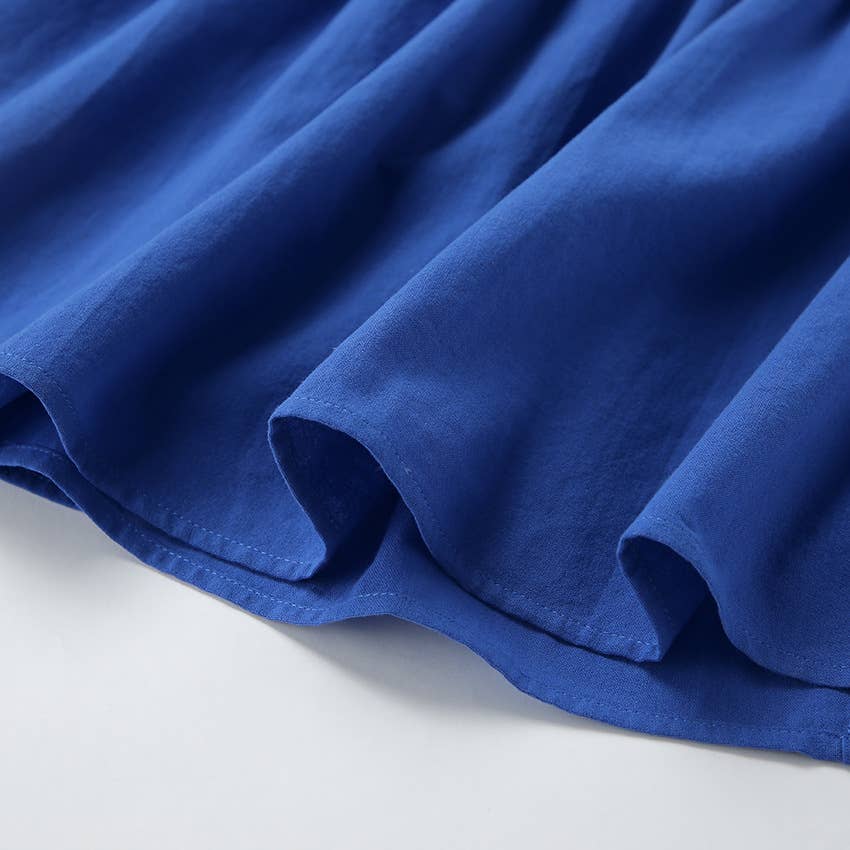 A-Line Maxi V-Neck Backless Strap Dress