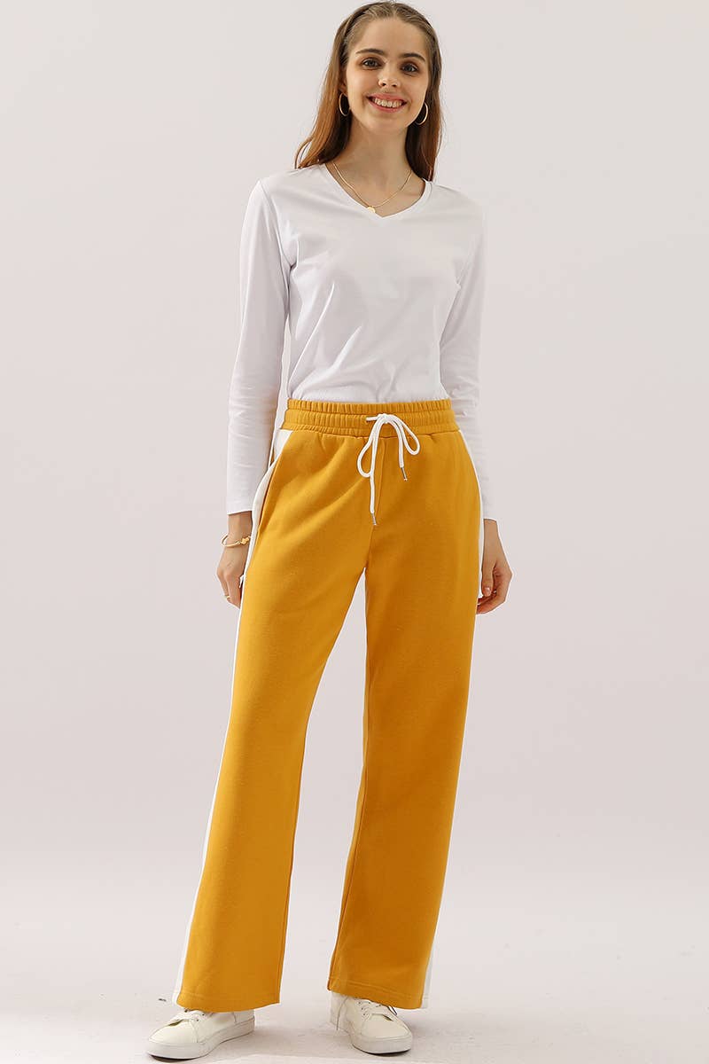 CWBLP398-P_PLUS SIZE HIGH WAISTED WIDE LEG LONG SWEATPANTS