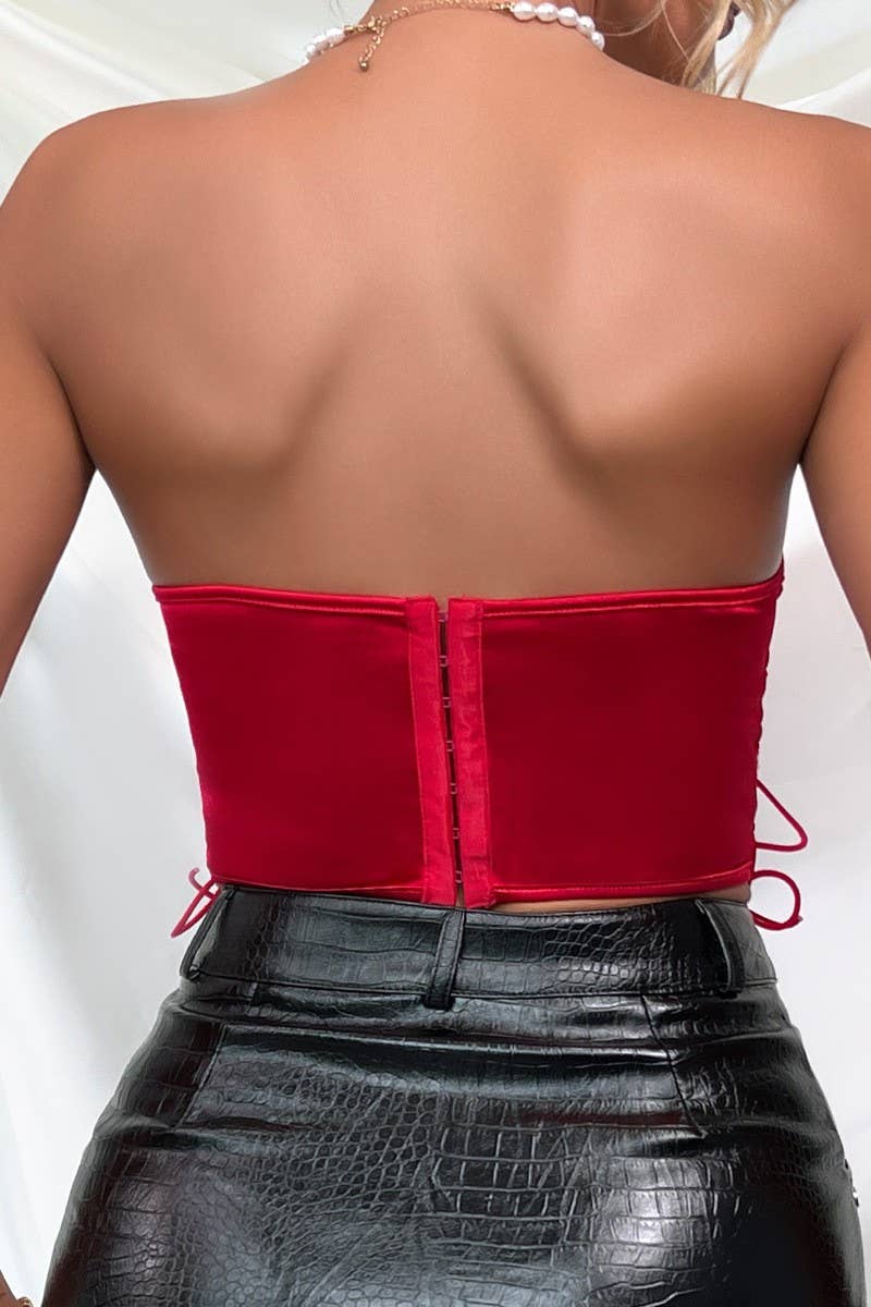 CWTTT0041_CHEST-WRAPPED OPEN BACK HERRINGBONE WAIST VEST