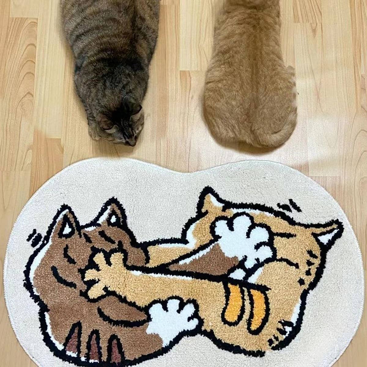 Cute Non-Slip Bathroom Mat, Quick Dry, Absorbent