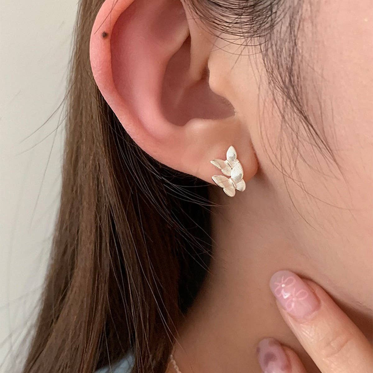 NEW HIGH-END DOUBLE BUTTERFLY EARRINGS FOR WOMEN