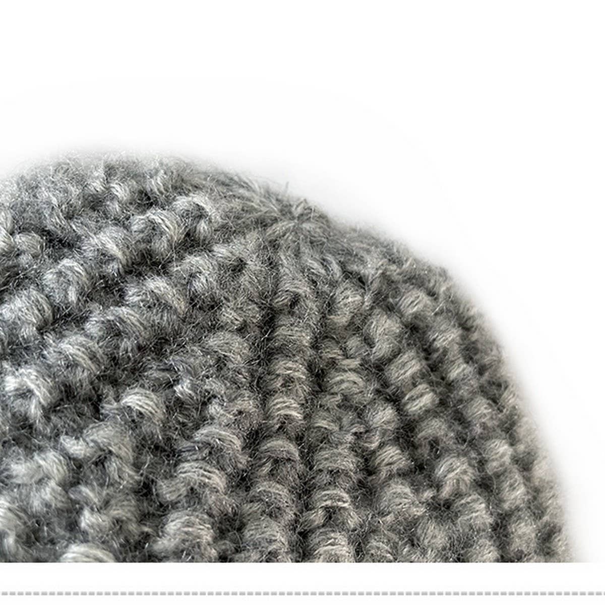 2-6 YEARS OLD PLUSH BRIM BUCKET HAT KNITTED HAT_CWAH2044
