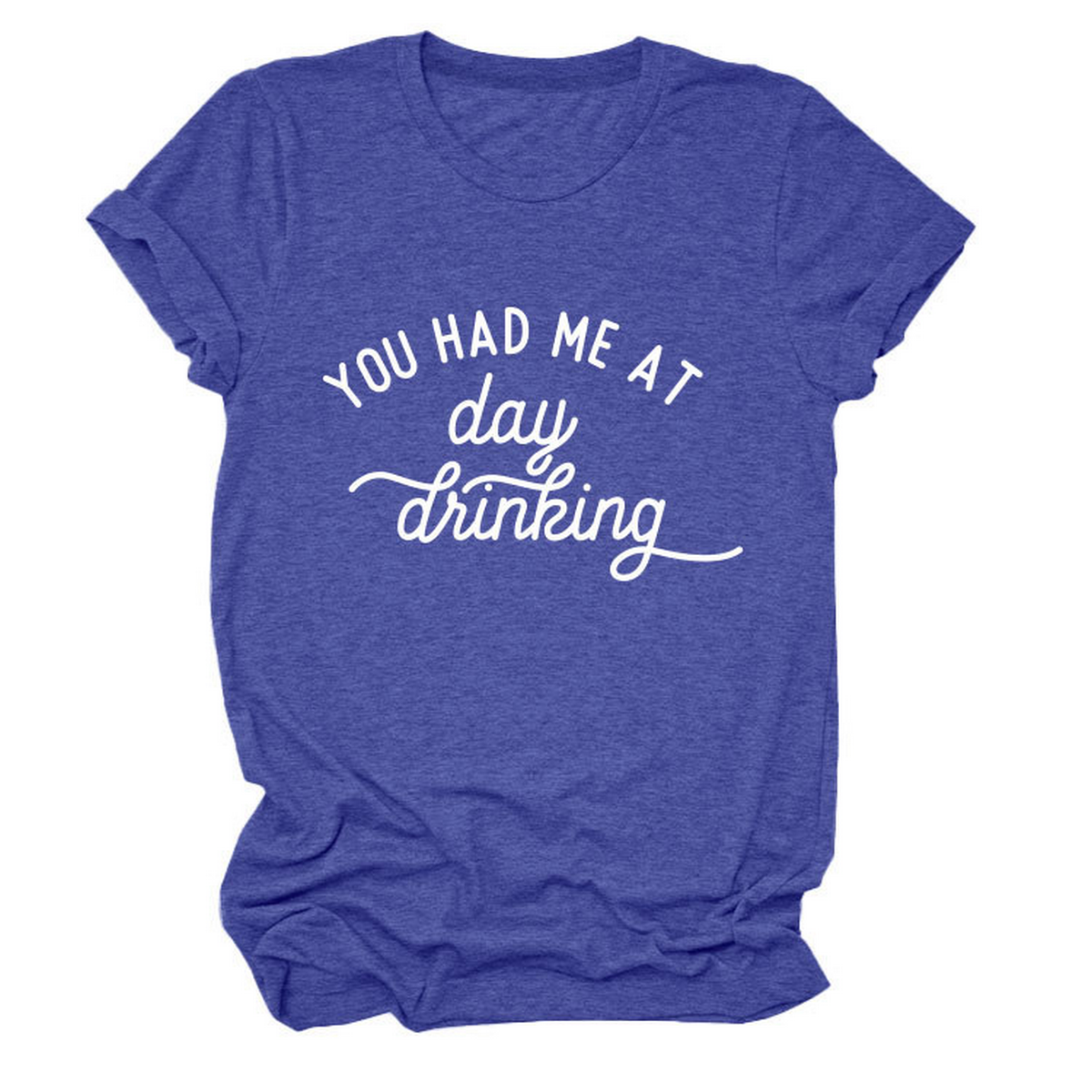 Women?™s Summer Tee Day Drinking Quote Shirt_CWTTSL0491