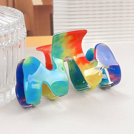 Dopamine fresh rainbow-colored M-shaped gripper