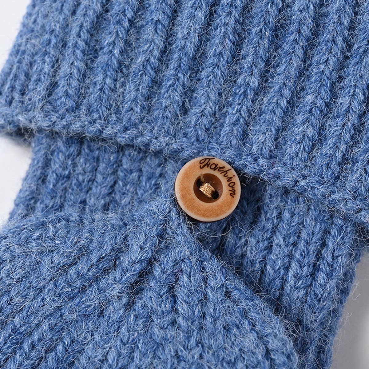 CWAG00588_UNISEX WINTER KNIT FLIP TOP FINGERLESS GLOVES