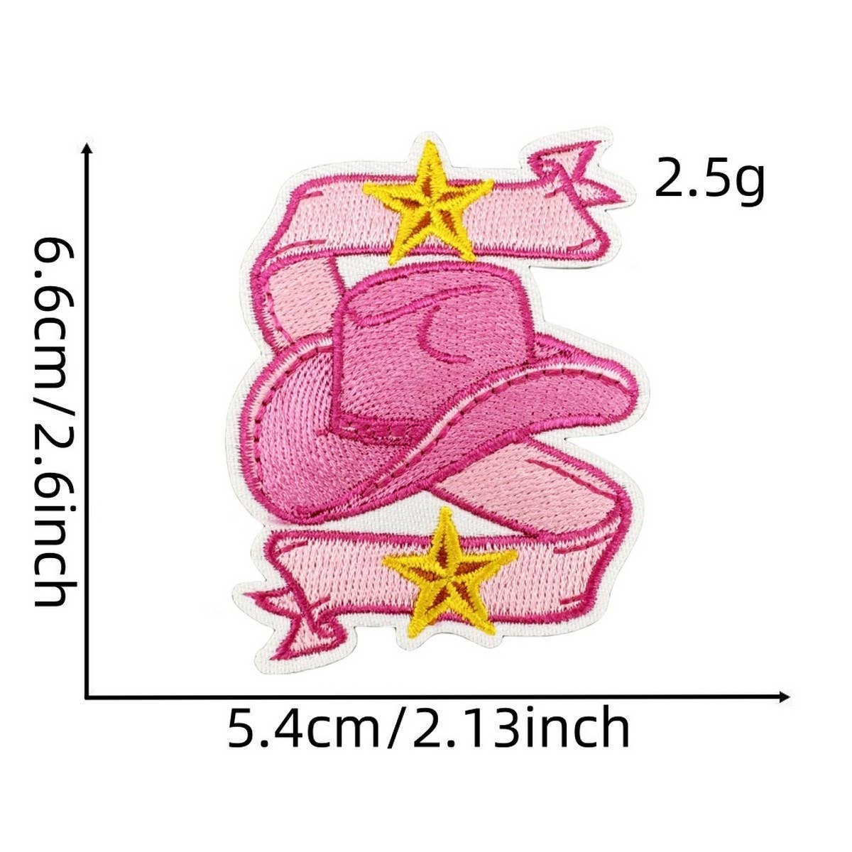 PINK GIRL WESTERN COWBOY GIRL CARTOON STICKER_CWMM4036