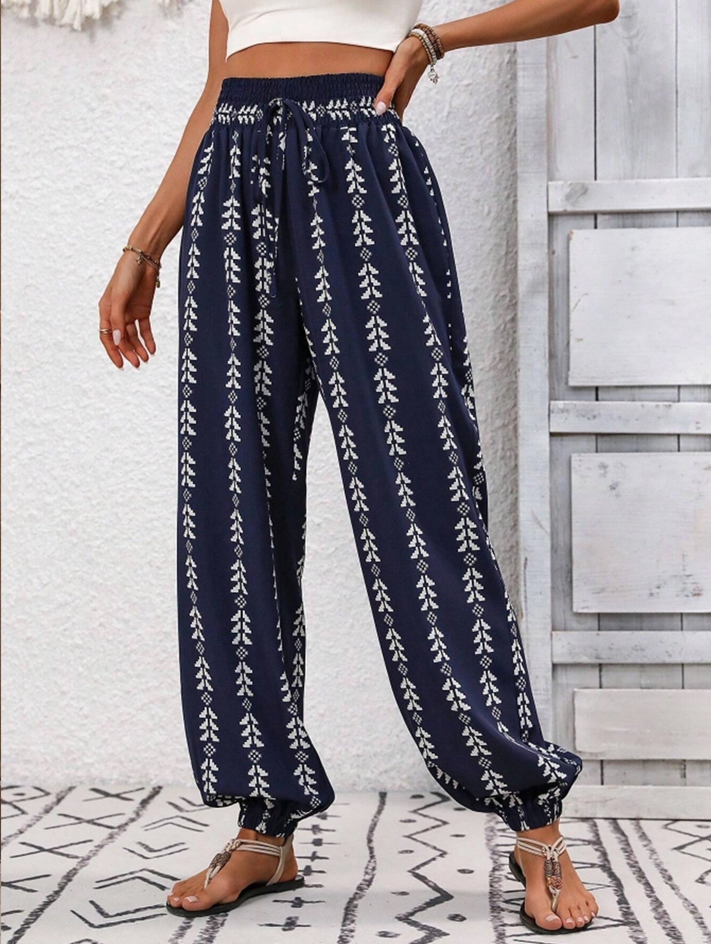 Mesh Wide-Leg Bloomers ??Casual Summer Pants