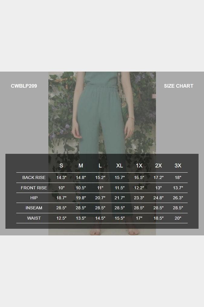 BANDED SMOCKING LONG PANTS - Doublju