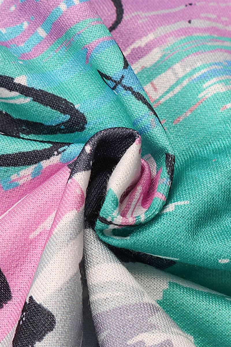 COLORING DRAWSTRING LOOSE ROLL UP SHORTS - Doublju