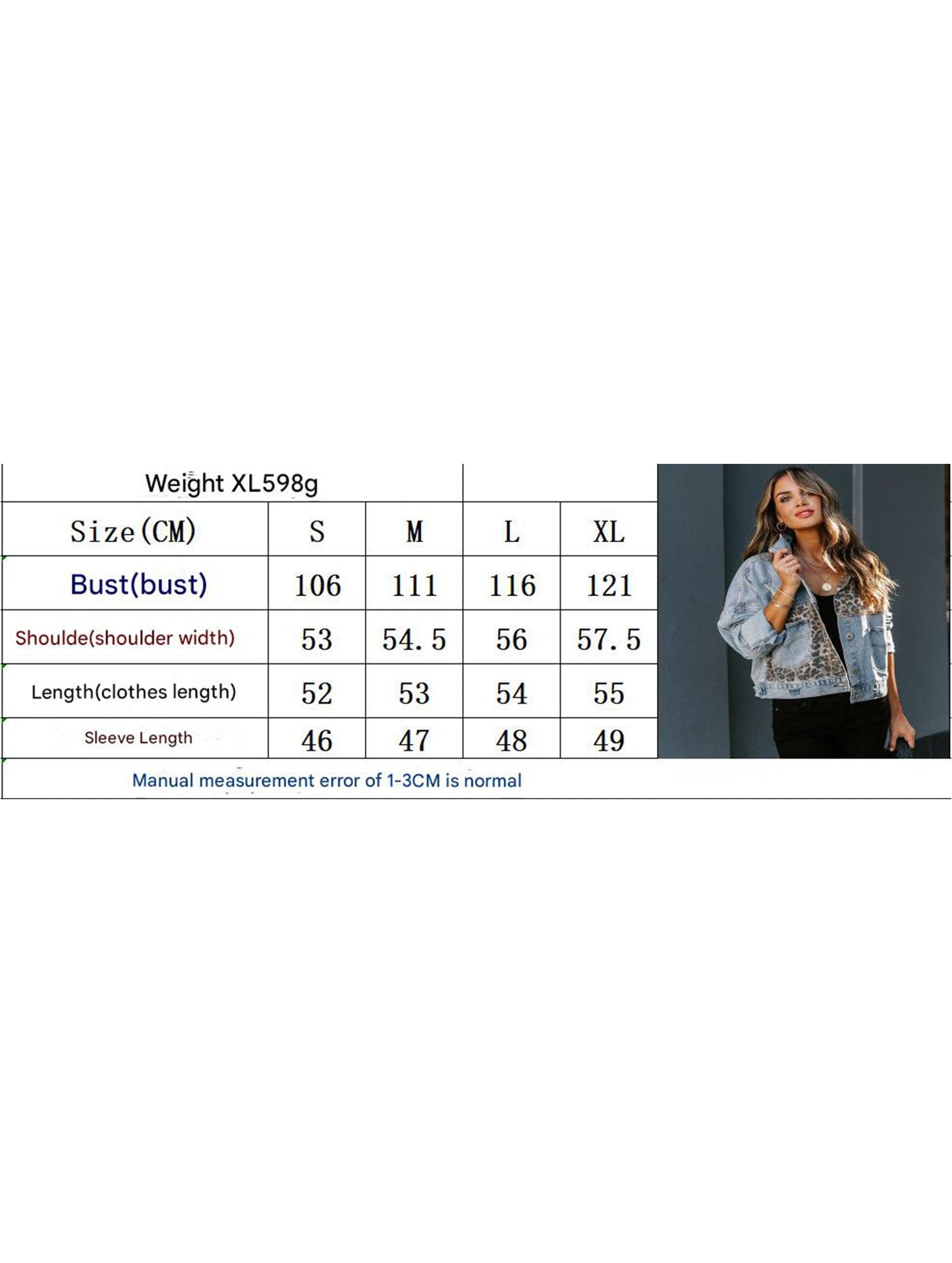 Fashionable printed patchwork ripped denim jacket