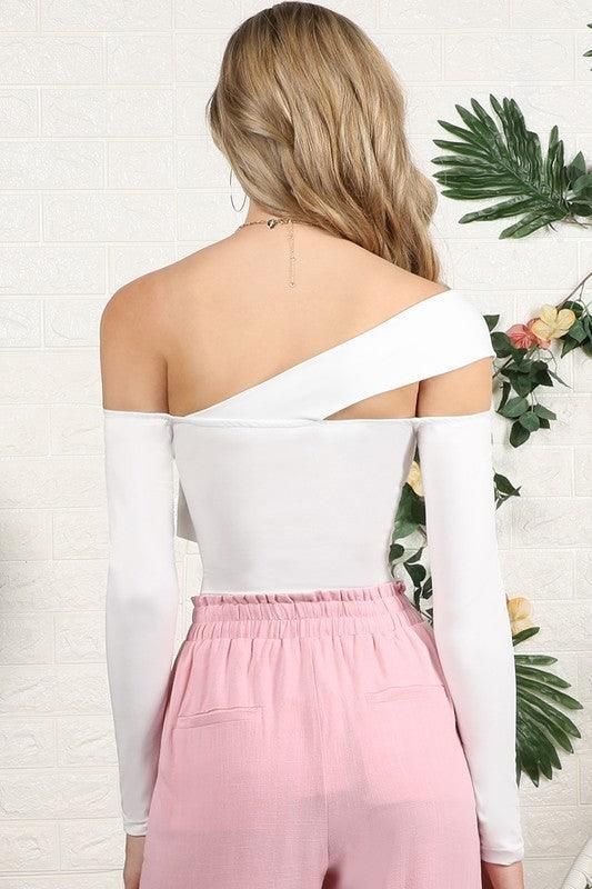 BANDED AND CUTOUT DETAILED SEXY BODYSUIT - Doublju