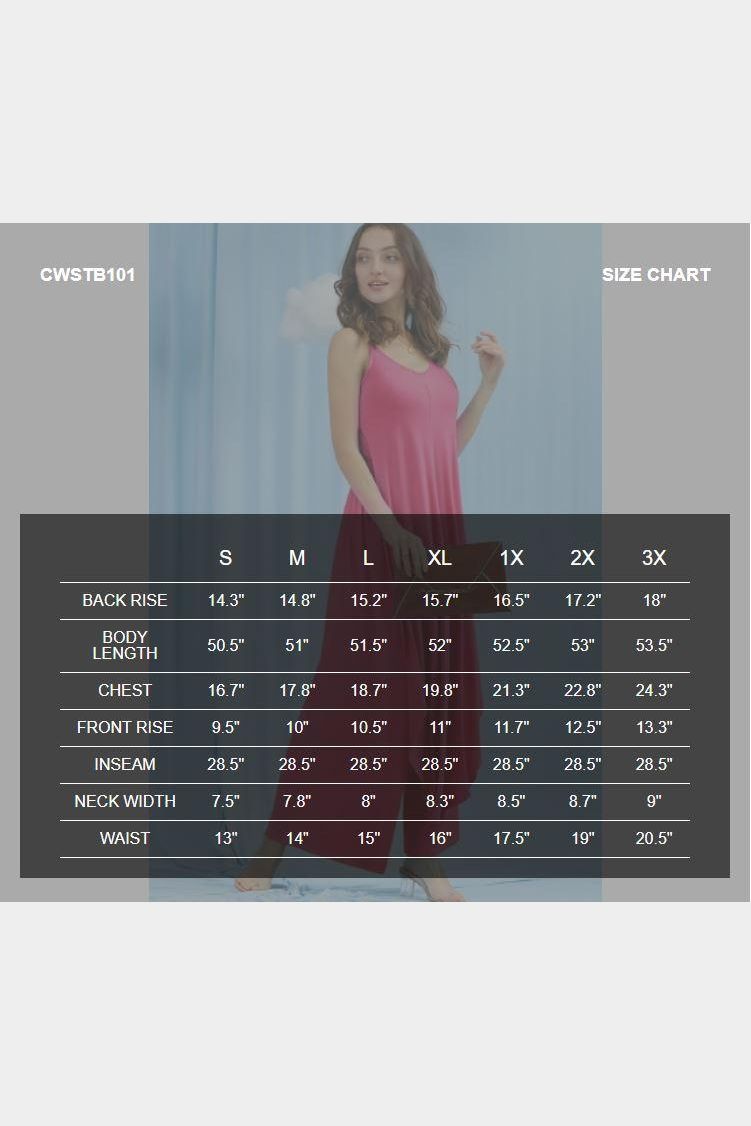 BACK CROPED STRAP DRESS AND WIDE LONG PANT SET - Doublju