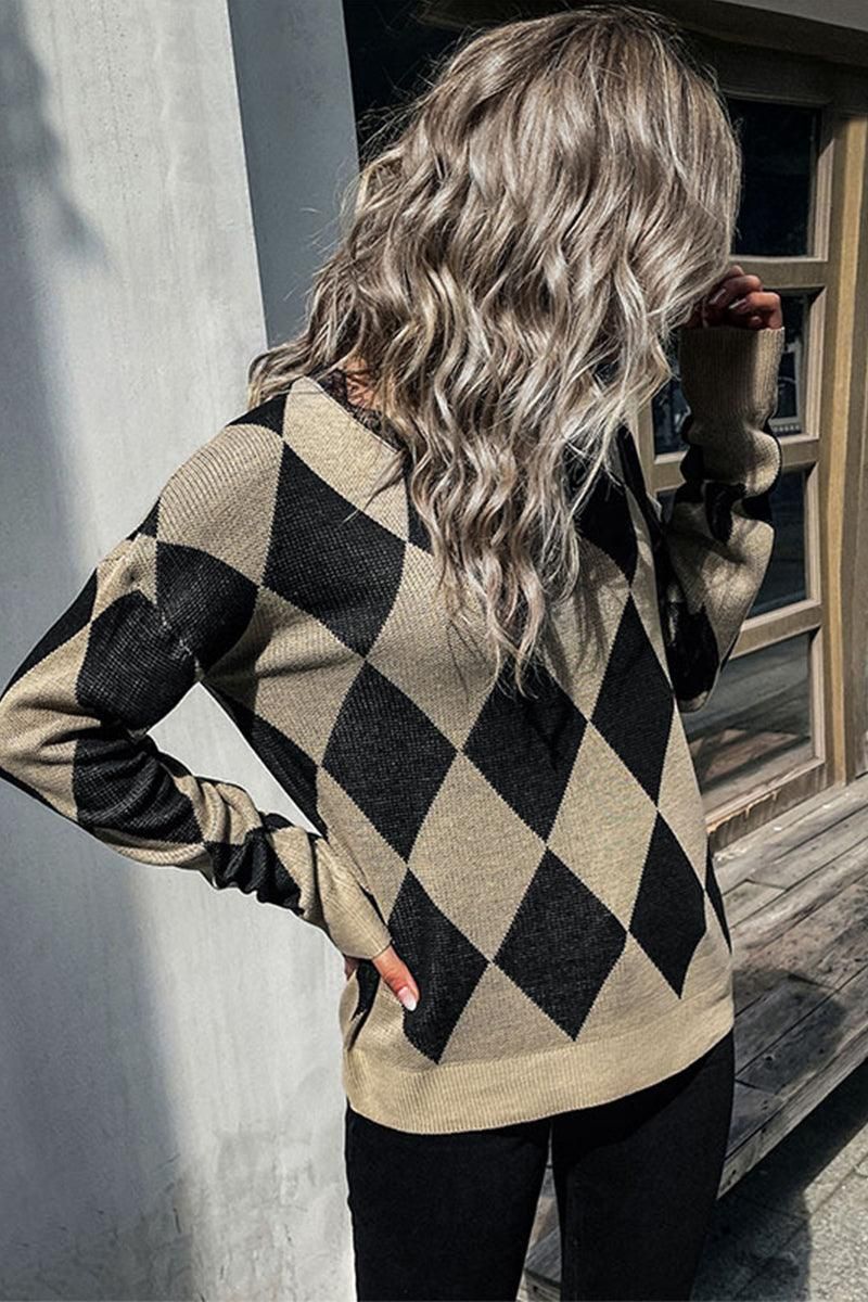 DANDY PATTERNED CASUAL TOP - Doublju