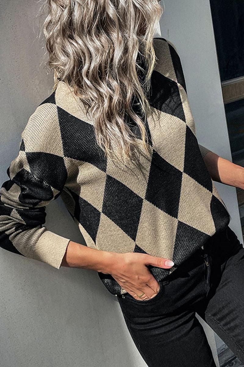 DANDY PATTERNED CASUAL TOP - Doublju