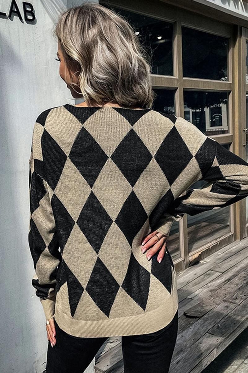 DANDY PATTERNED CASUAL TOP - Doublju