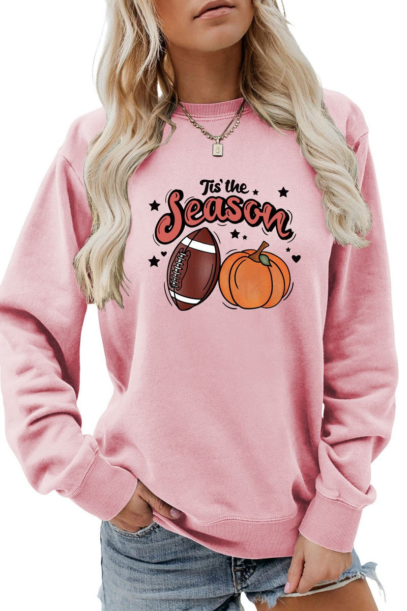 WOMEN GAME DAY AND PUMPKING PRINTING PULLOVER