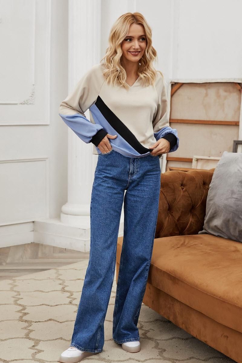 COLLEGE STYLE TOP - Doublju