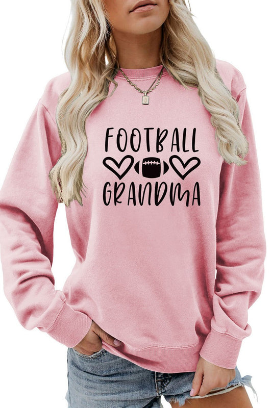 WOMEN FOOTBALL GAME DAY PRINTING JUMPER TOP