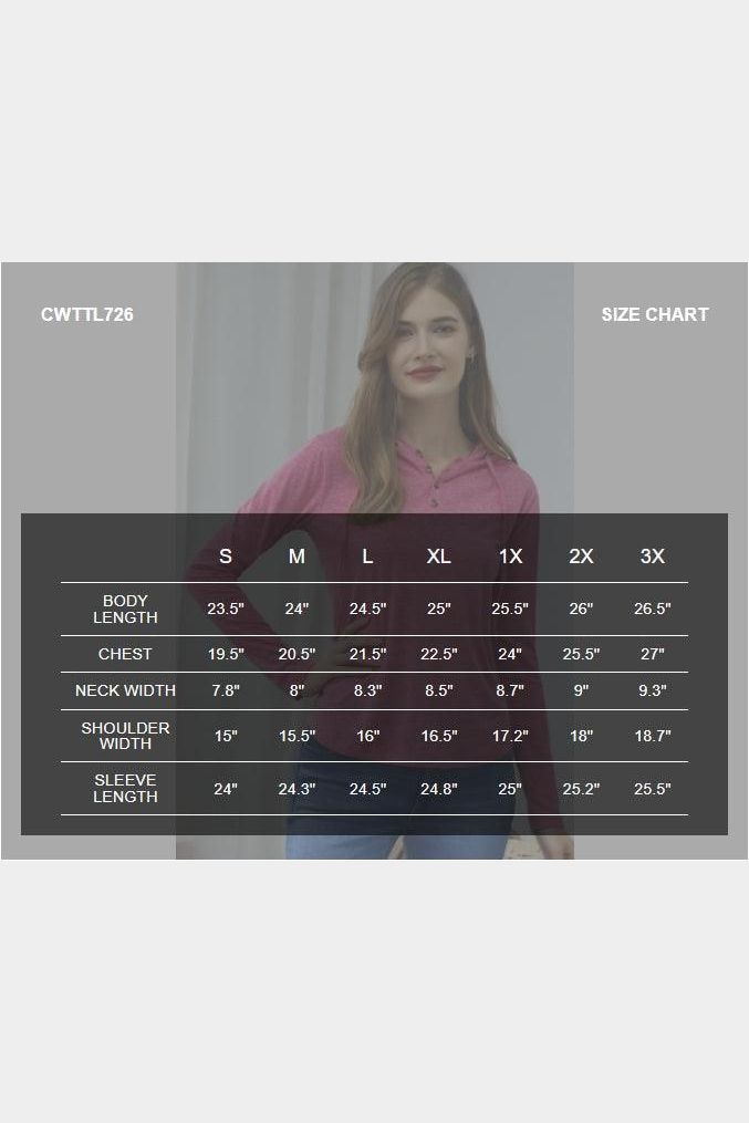 BUTTON DOWN HENLEY LIGHT WEIGHT HOODIE TOP - Doublju