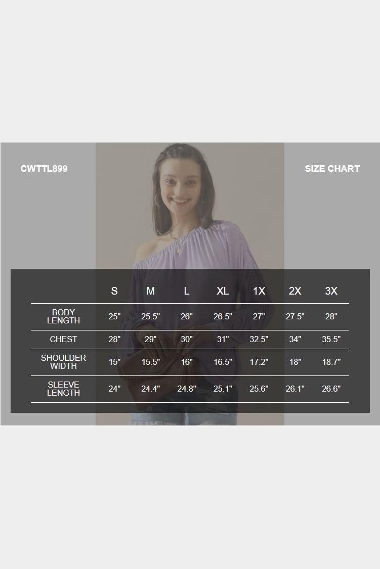 BOAT NECK SHRRING LONG SLEEVE TOP - Doublju