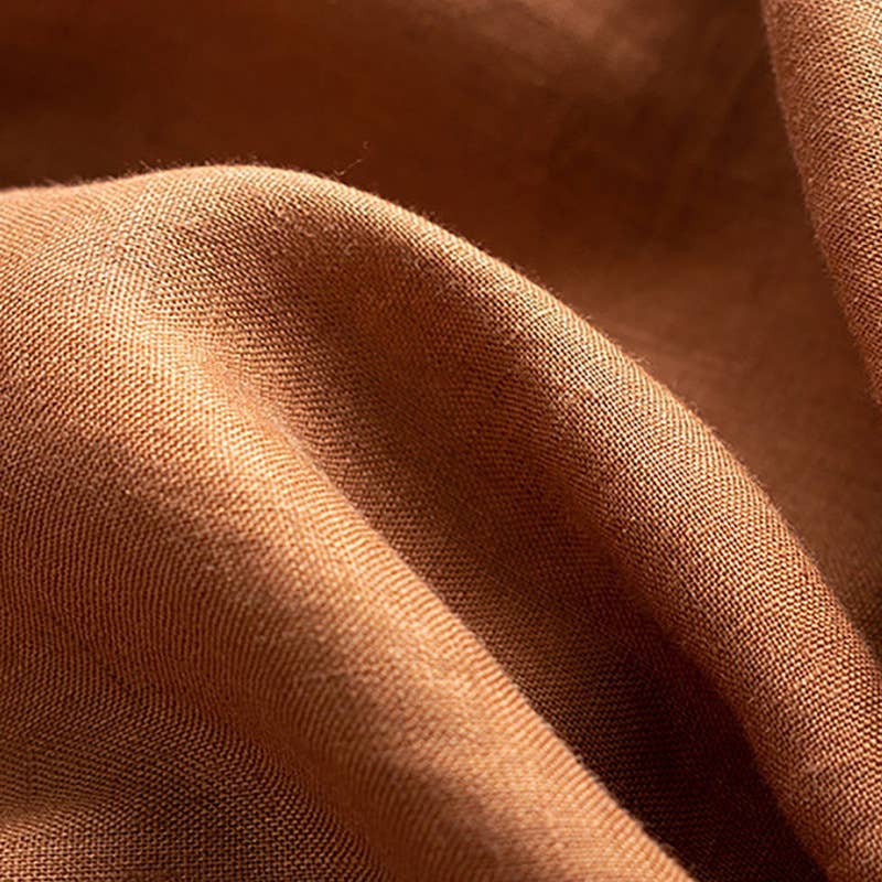 ARTSY COTTON AND LINEN DRESS