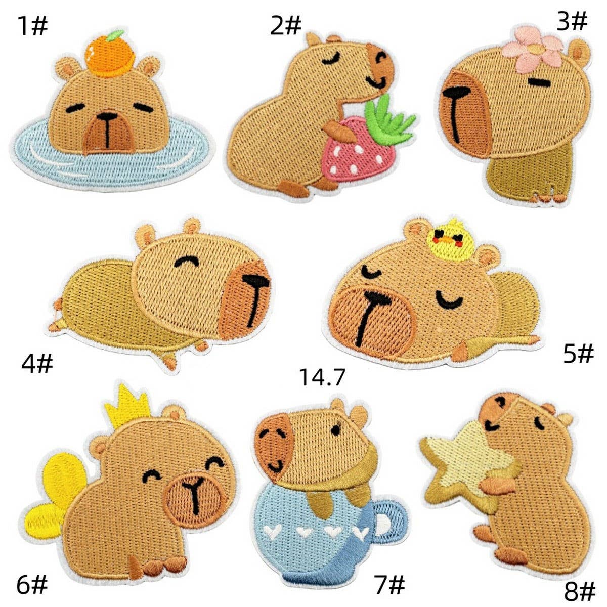 CUTE CARTOON ANIMAL SERIES EMBROIDERED PATCH
