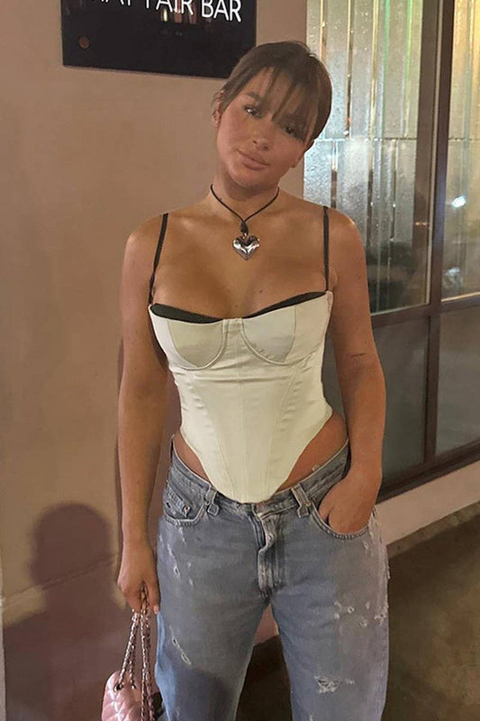 CWTTK0699_CONTRAST-COLOR TRIM WAIST-REVEALING CAMISOLE TOP