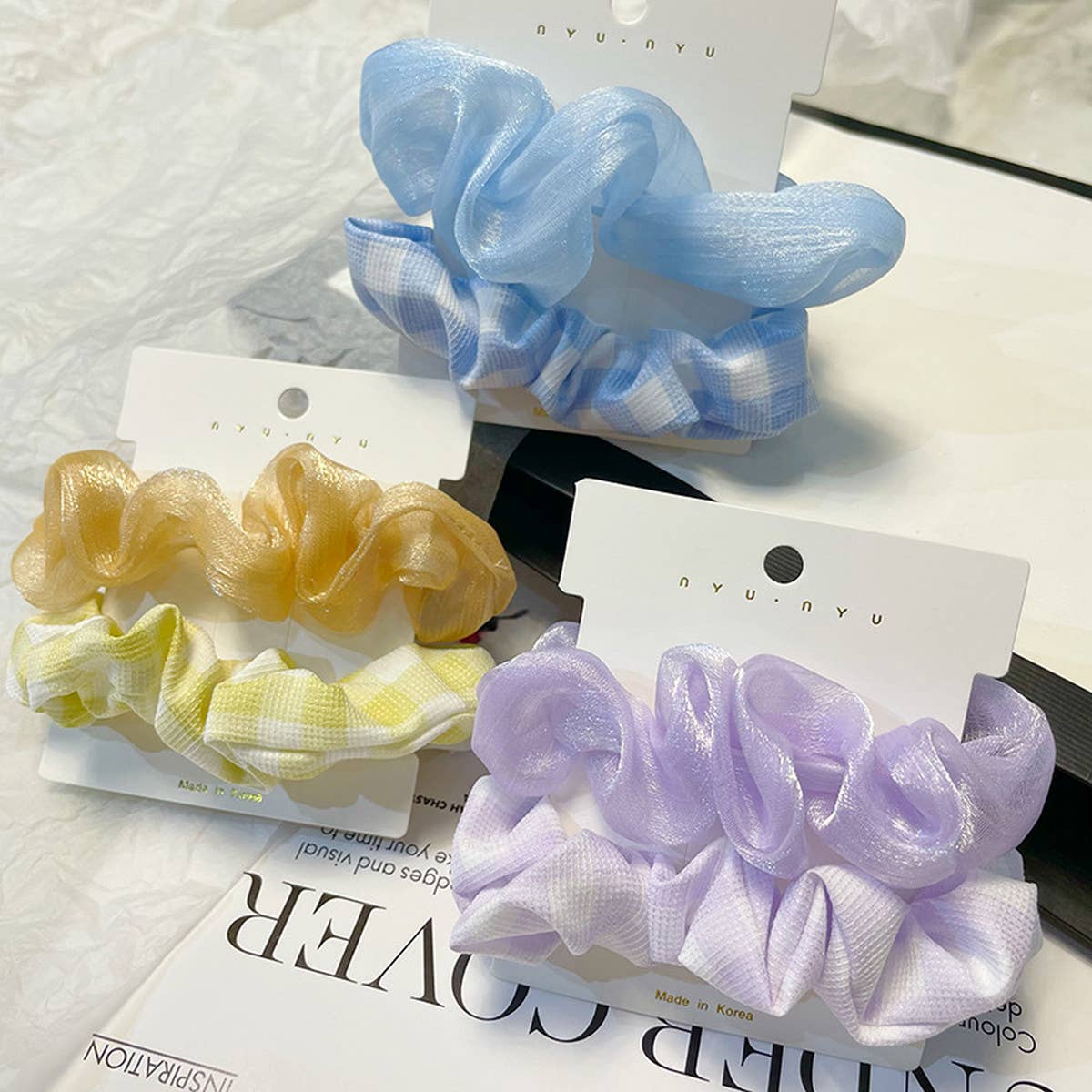 RETRO SIMPLE LARGE INTESTINE HAIR TIE_CWAHA0762