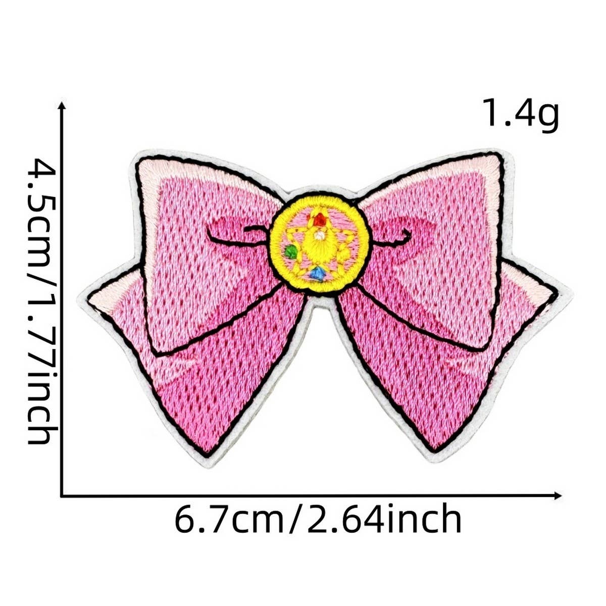 GIRL CARTOON MAGIC WARRIOR EMBROIDERED PATCH
