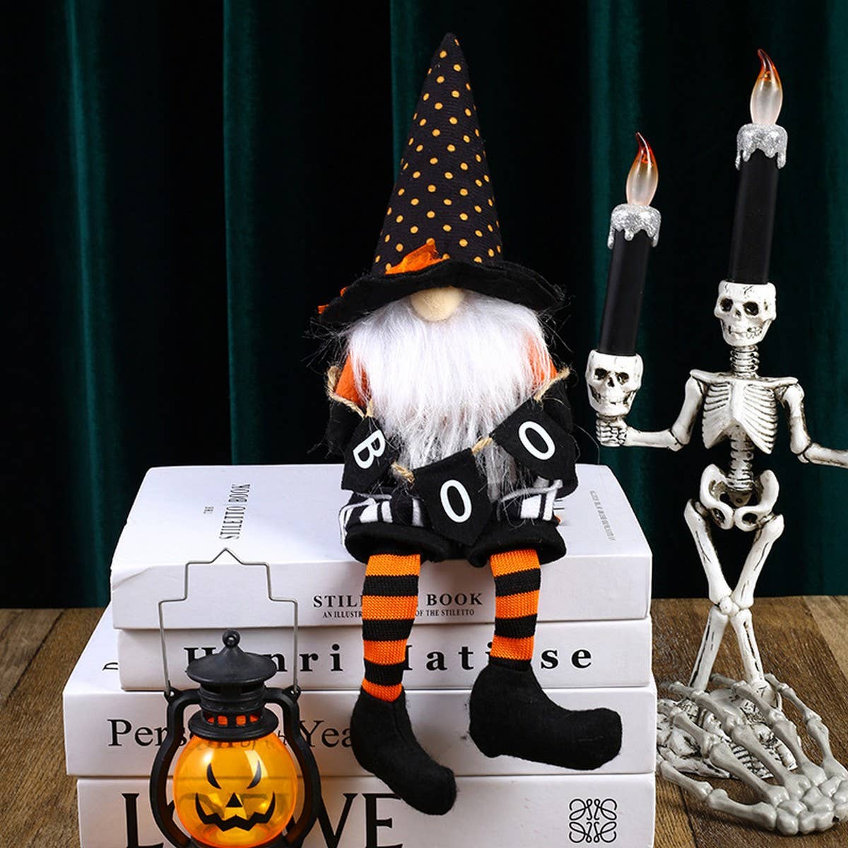 HALLOWEEN FACELESS OLD MAN DOLL DECORATION