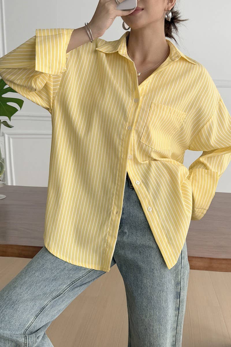 CWTSTL01003_CASUAL VACATION STRIPED LONG SLEEVE SHIRT