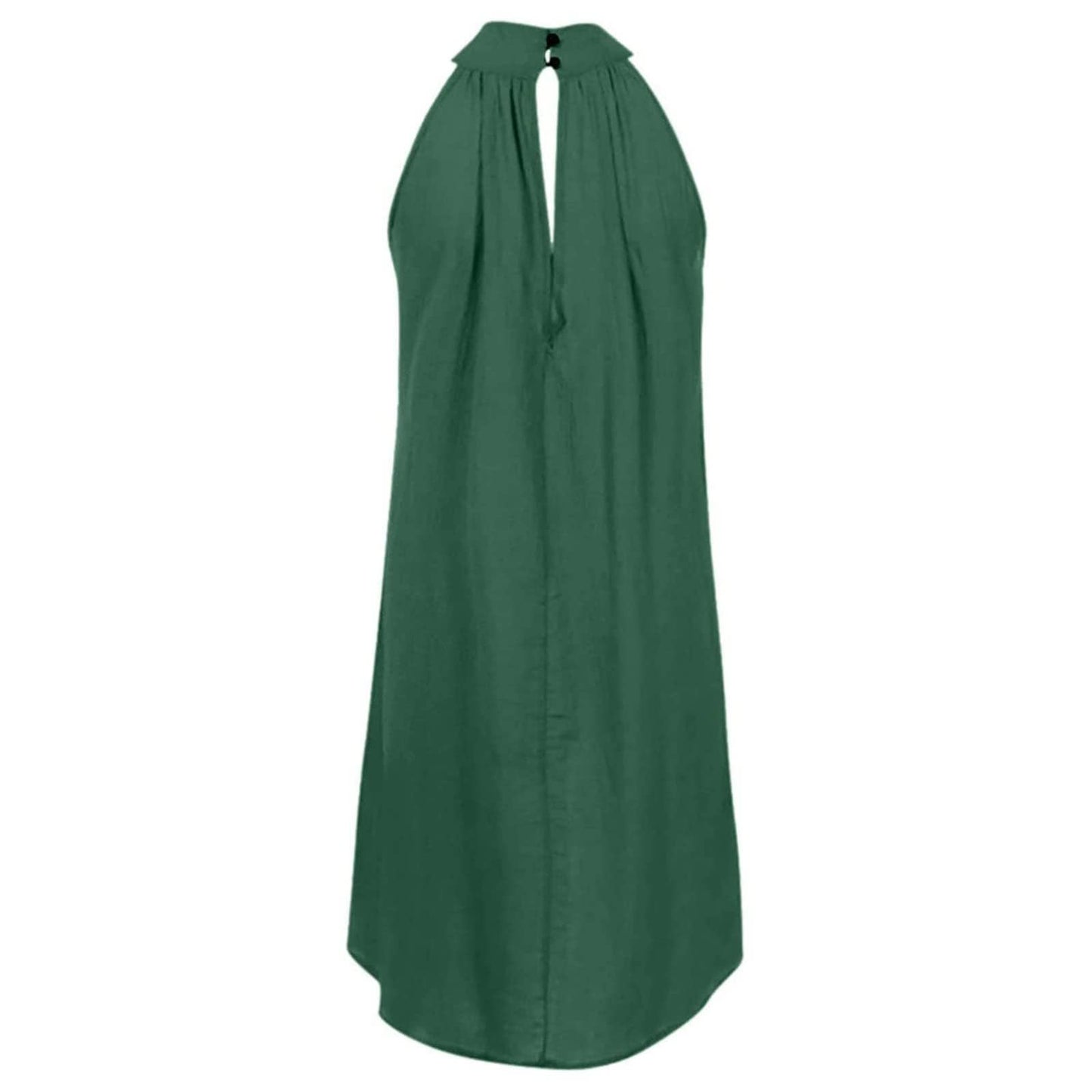 ELEGANT SLEEVELESS HALTER SHORT DRESS