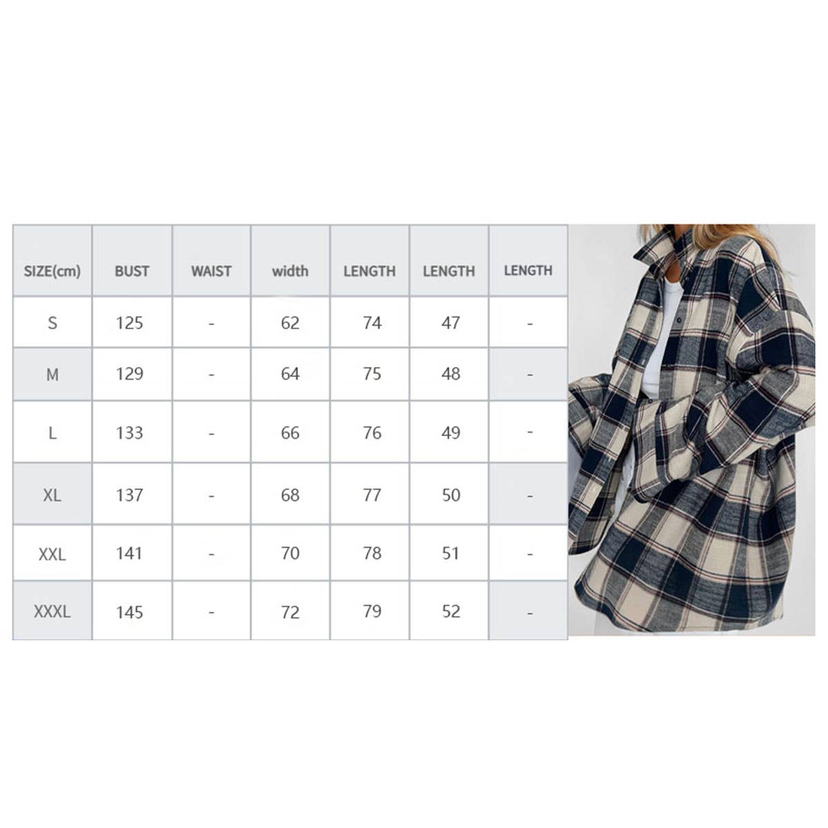 Design sense casual loose plaid blouse for women
