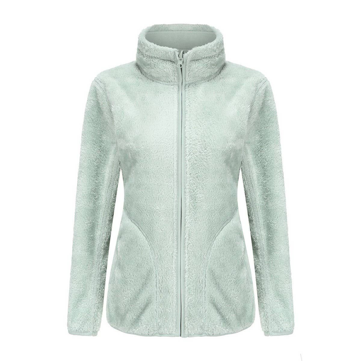 Fleece thickened double fleece cardigan jacket