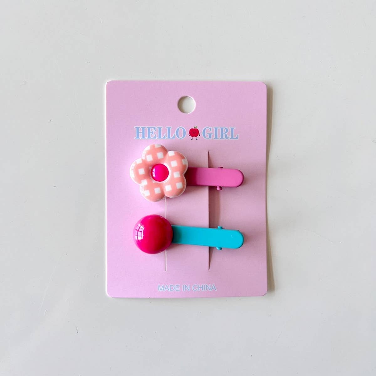 CHILDREN'S FLOWER ROUND BEAD HAIRPIN_CWAHA1821