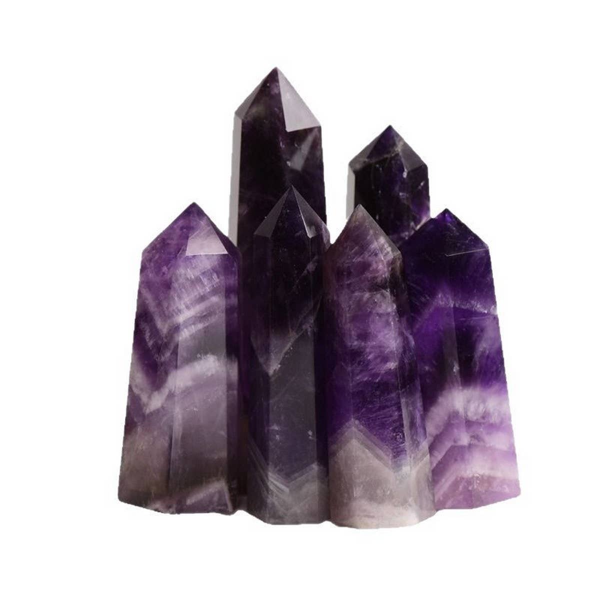 Amethyst Crystal Point Hex Tower_CWMM8102