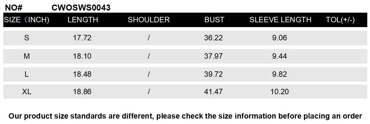 CWOSWS0043_Round Neck Short Sleeve Striped Knit Sweater