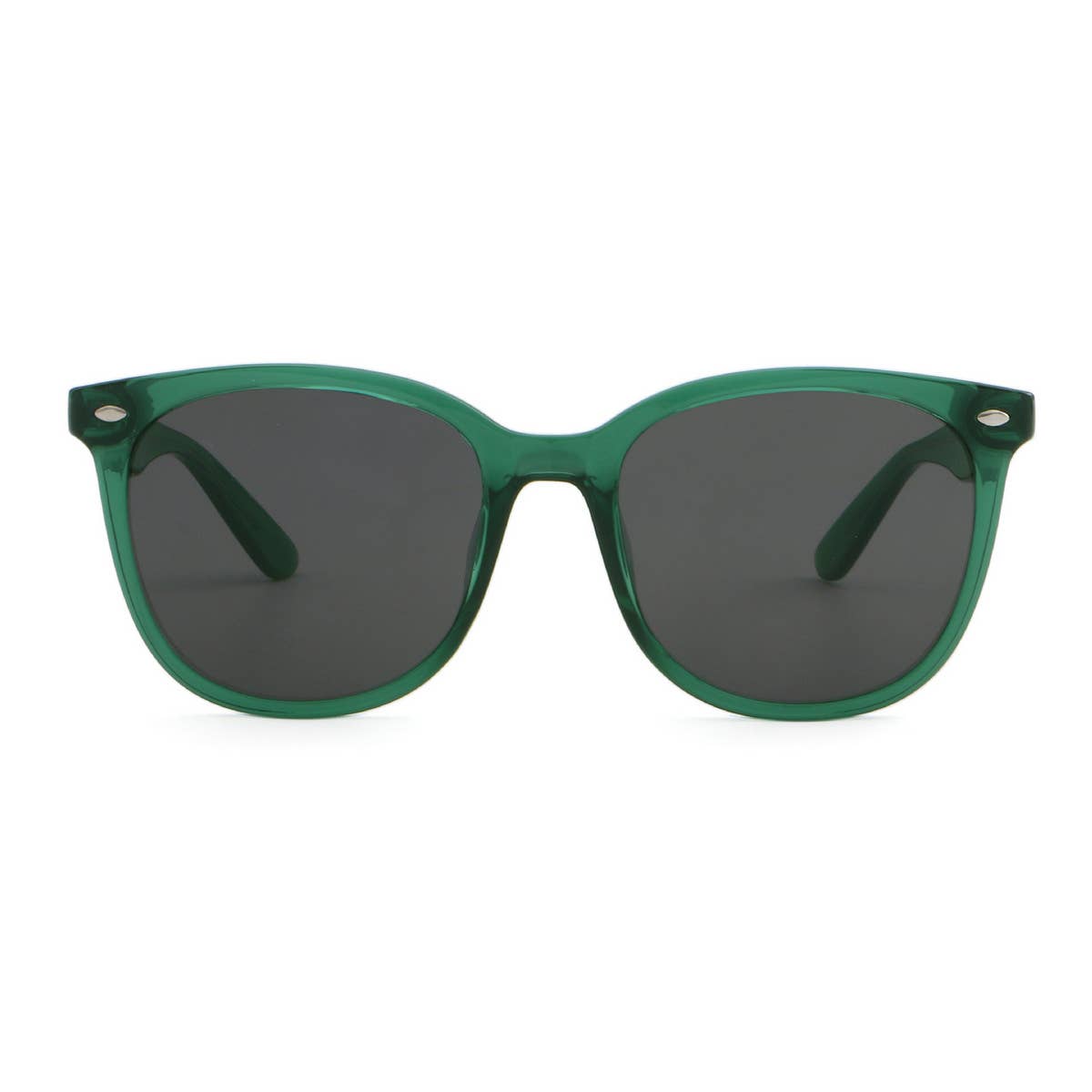 RETRO ROUND FRAME PIN-STYLE RICE NAIL SUNGLASSES_CWASG0510