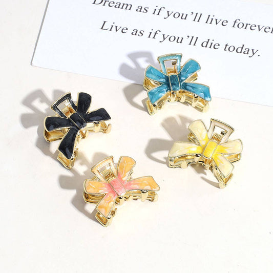 Small Bow Hair Claw, Sweet Side Clip for Princess_CWAHA2339