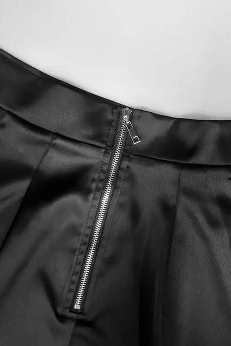 CWBMS0430_SPRING AND SUMMER COMMUTER PLEATED SKIRT