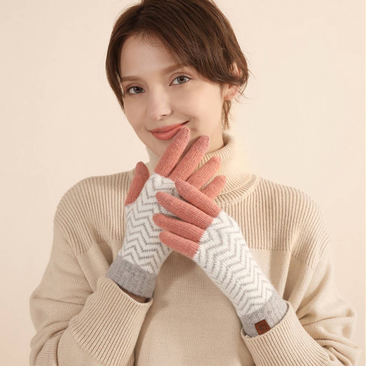 WINTER OUTDOOR COLD PROTECTION TOUCH SCREEN GLOVES_CWAG0412