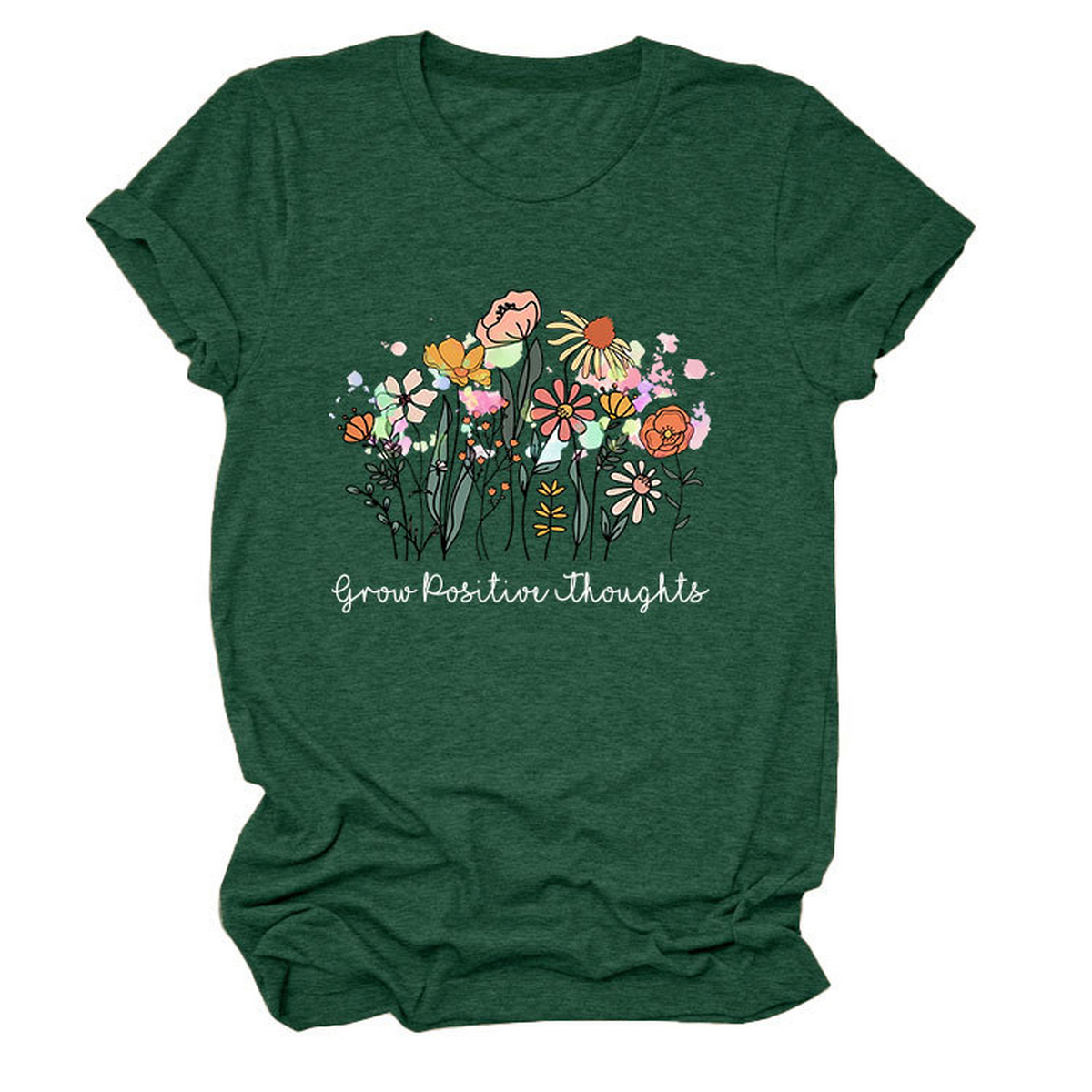 Women??¢s Casual Crew Neck T-Shirt, Soft Fit_CWTTS1488