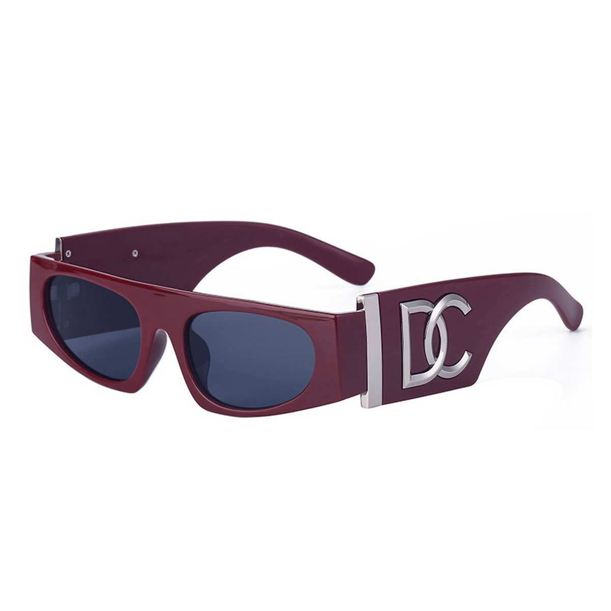 STEAMPUNK SMALL FRAME WIDE TEMPLE SUNGLASSES_CWASG0683