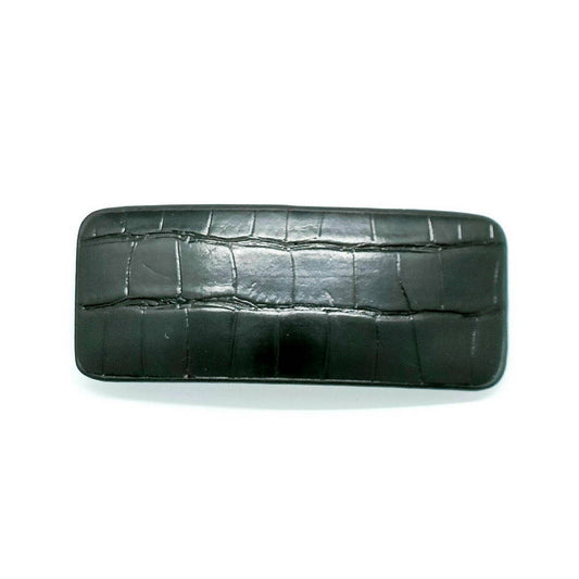 Elegant Croc PU Leather Top Barrette Clip