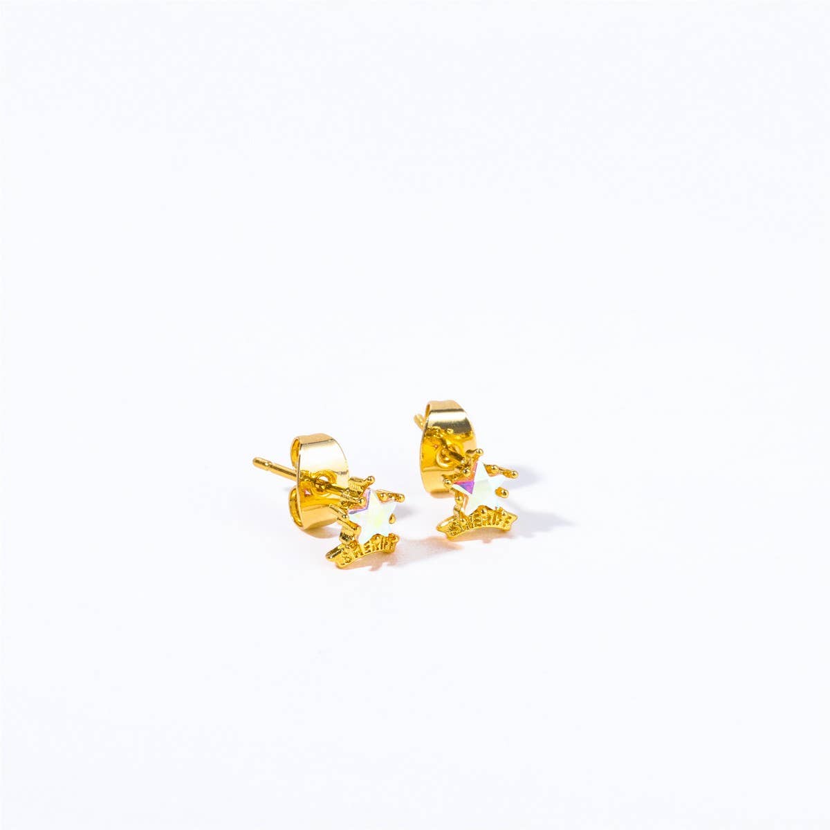Women??¢s Cowboy Boots Hat Horseshoe Stud Earrings_CWAJE5075