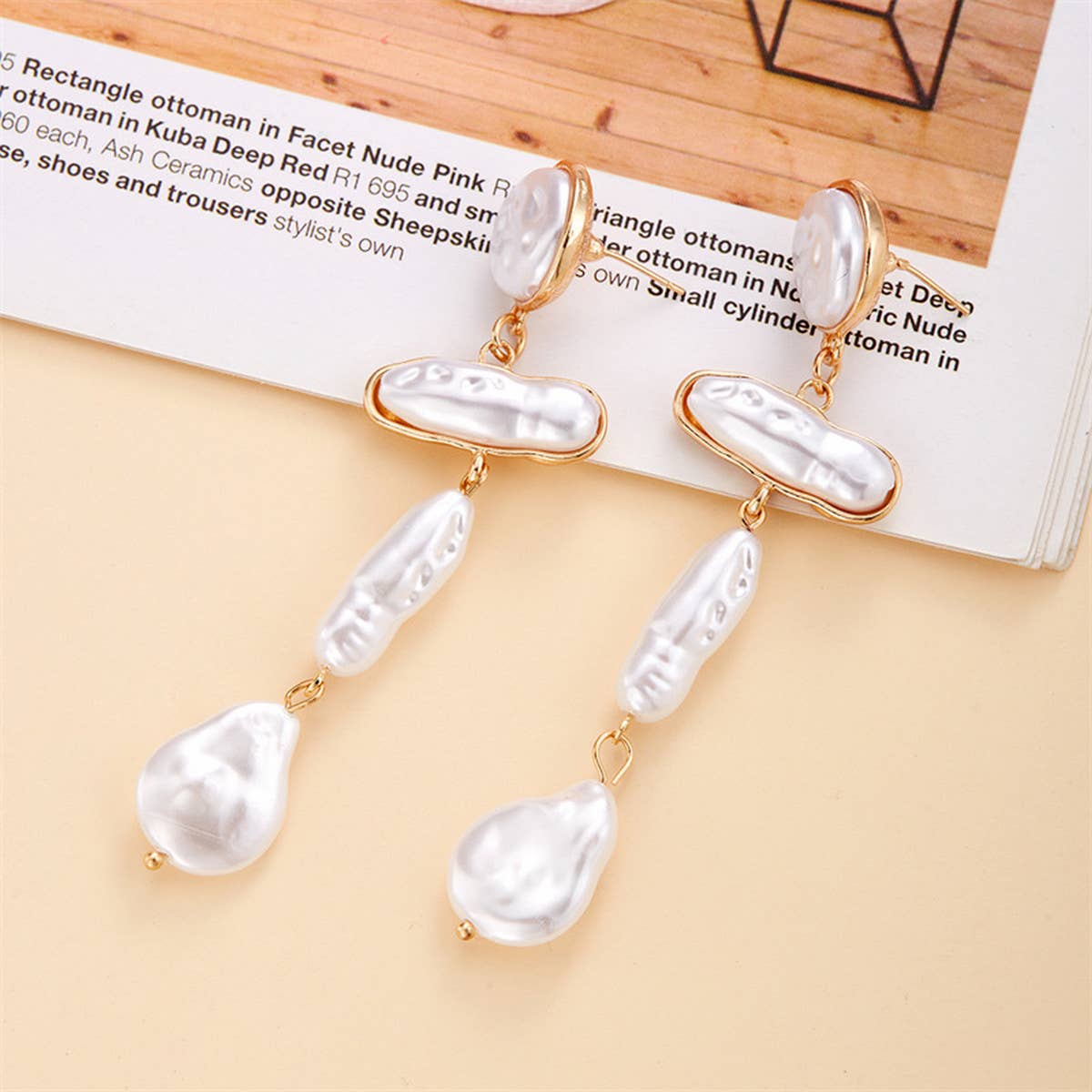 PERSONALIZED IRREGULAR TASSEL EARRINGS_CWAJE2449