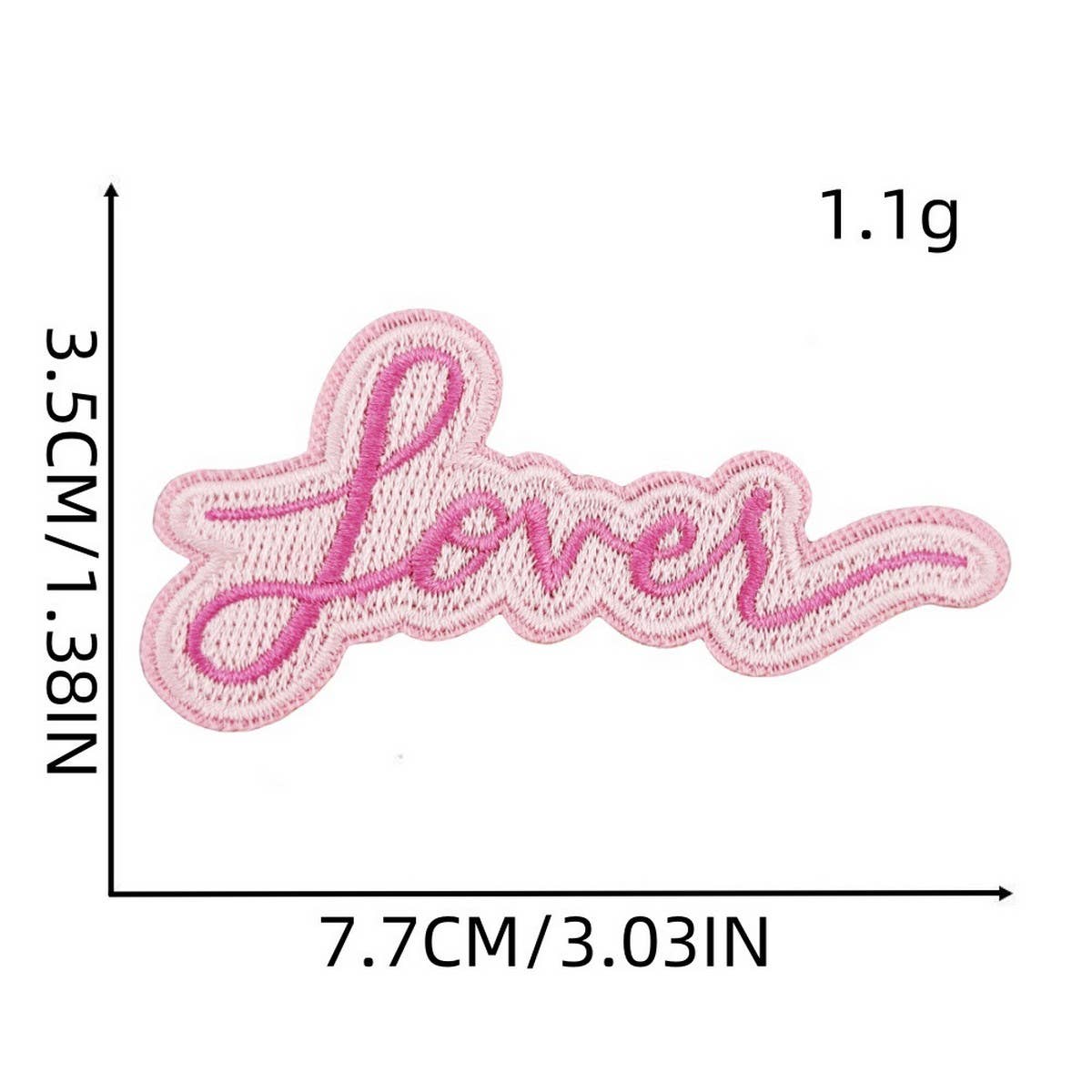 CREATIVE BADGE LETTER EMBROIDERY CLOTH PATCH