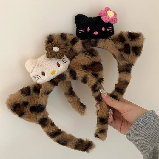 SWEET AND COOL LEOPARD PRINT HEADBAND HAIRPIN