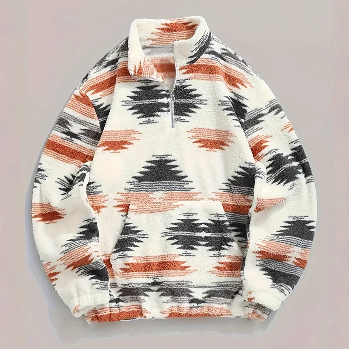 BOHO STYLE CREW NECK LOOSE CASUAL PULLOVER HOODIE