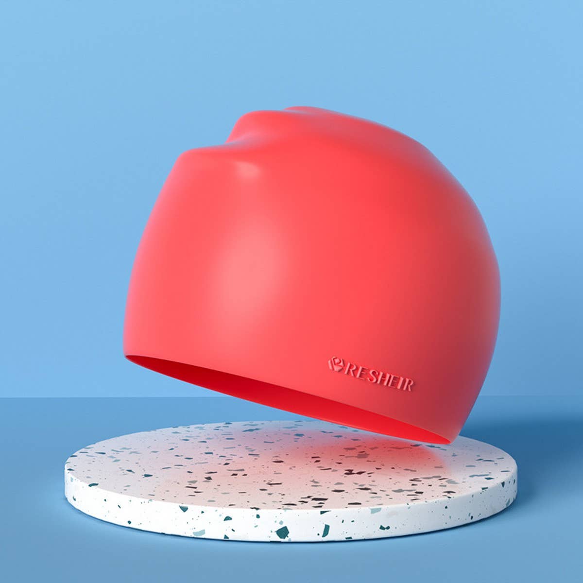 Unisex Silicone Swim Cap for Long Hair & Ears